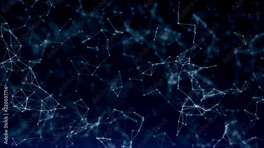 Relaxing Dots and Lines 3 -Dark blue- Seamless Loop -4K-UHD-3840-2160