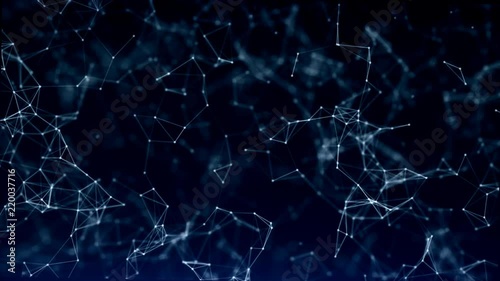 Relaxing Dots and Lines 3 -Dark blue- Seamless Loop -4K-UHD-3840-2160
