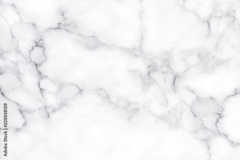 White marble texture and background for design pattern artwork.