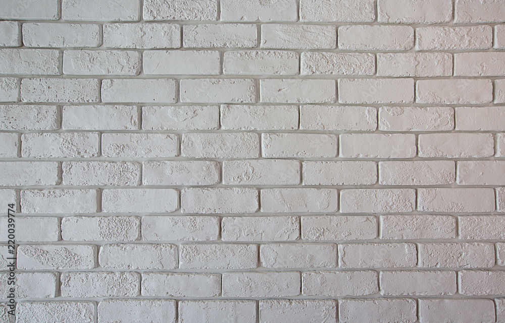 Naklejka premium Pattern of grey brick wall for background and textured, Seamless grey brick wall background