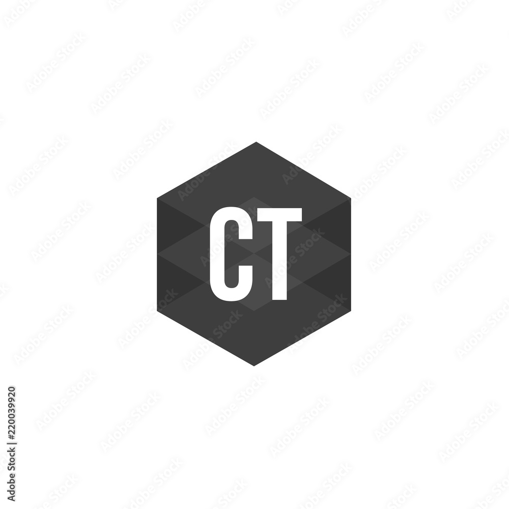 Initial Letter CT Logo Template Design Initial Letter CT Logo Template Design