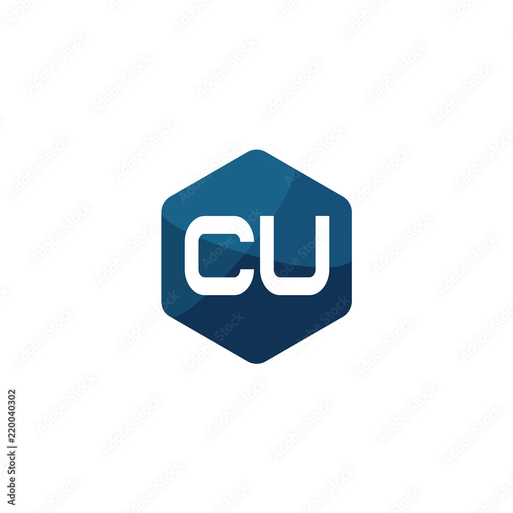 Initial Letter CU Logo Template Design Initial Letter CU Logo Template Design