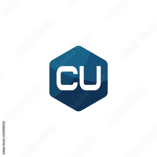 Initial Letter CU Logo Template Design Free Download Initial Letter CU Logo Template Design - GFXLoad