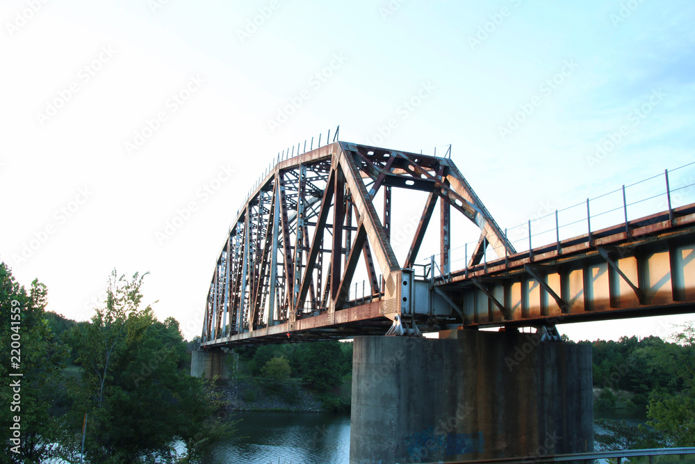 Old railroad bridge Old railroad bridge
