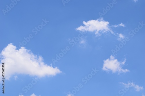 blue sky with beautiful cloud, nature background 