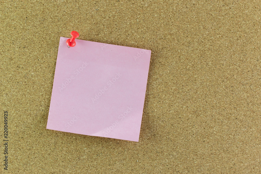 blank note paper on cork board background blank note paper on cork board background