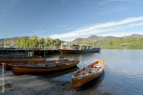 Derwentwater ferry landing stages at Keswick  Lake District