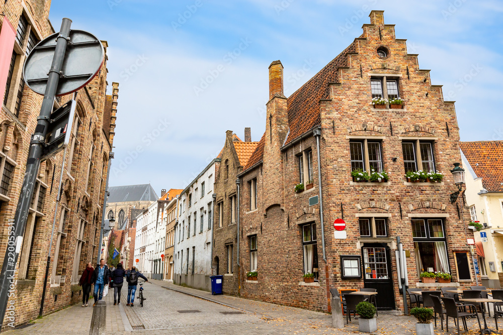 Ghent old town in summer , Belgium