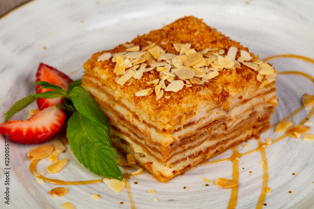 Layered honey cake Layered honey cake