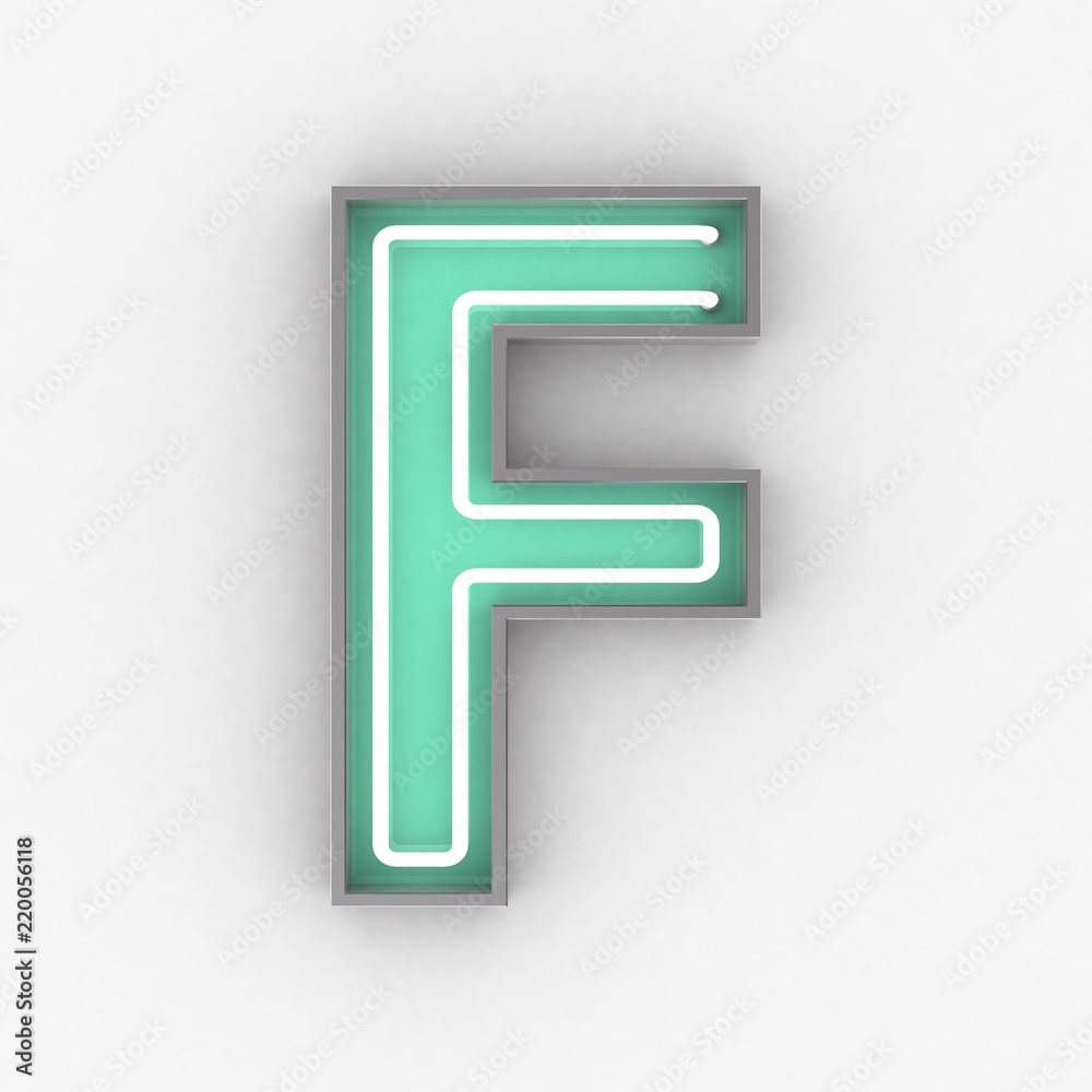 neon sign alphabet 3d render neon sign alphabet 3d render