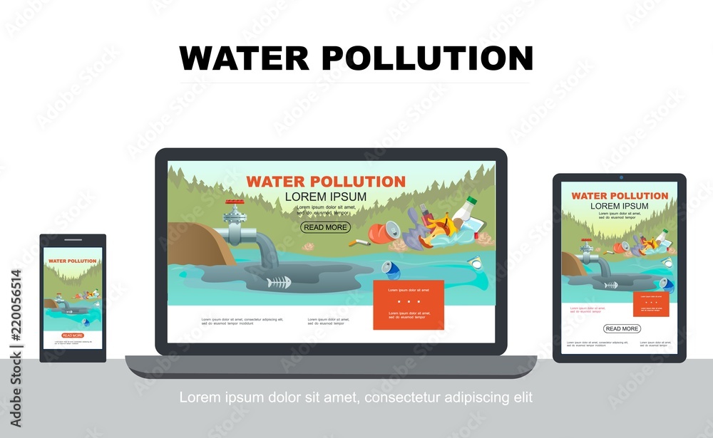 Flat Water Pollution Adaptive Design Concept