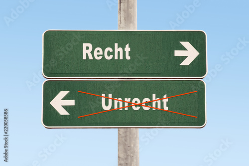 Schild 325 - Recht