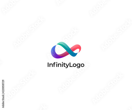 infinity logo design template