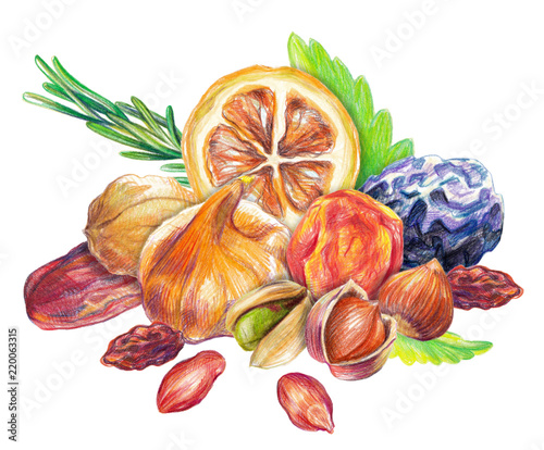 Dry fruit and nuts