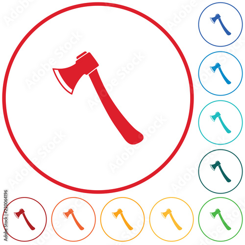 The ax icon. Axe symbol