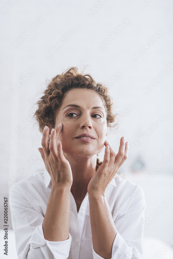 Woman Enjoying Morning at Home Woman Enjoying Morning at Home