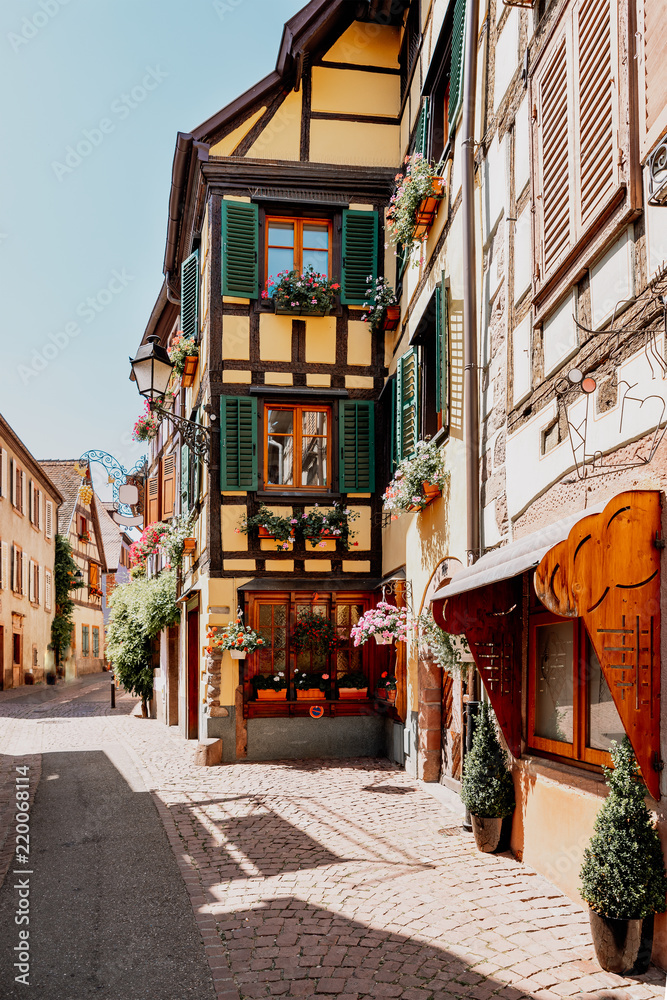 Fototapeta premium Ribeauville, Alsace, France