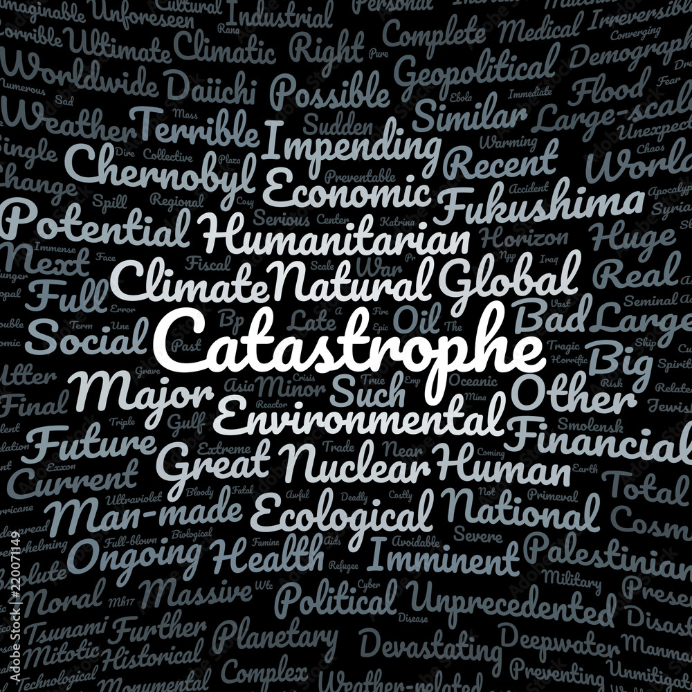 Catastrophe word cloud