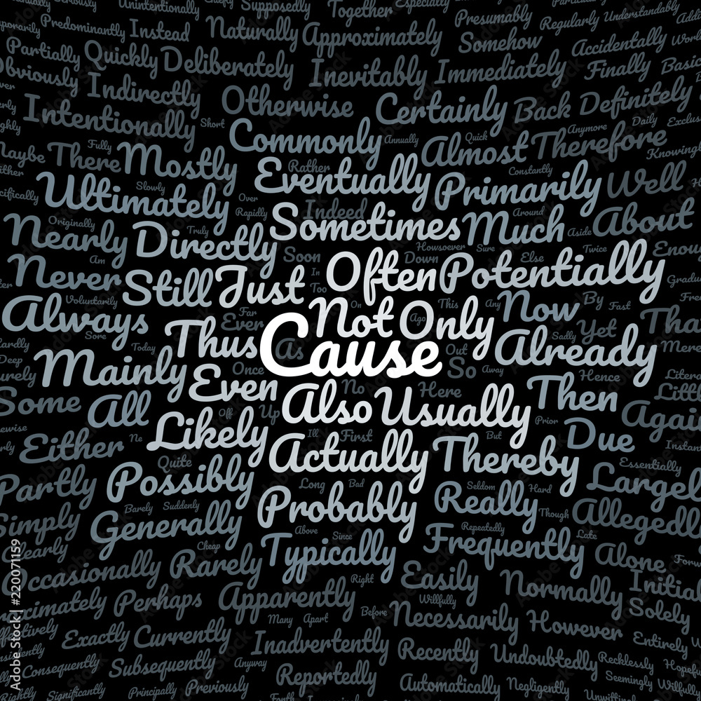 Cause word cloud Cause word cloud