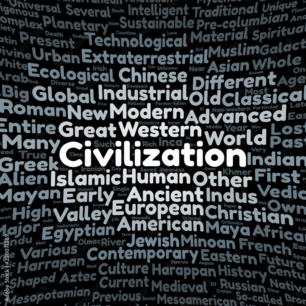 Civilization word cloud Civilization word cloud