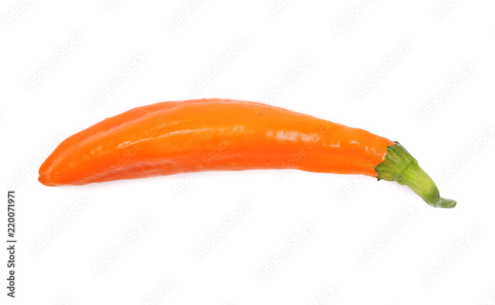 Spicy paprika, pepper isolated on white background Spicy paprika, pepper isolated on white background