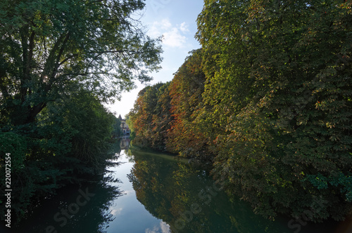 Grand Morin river in   le de France country