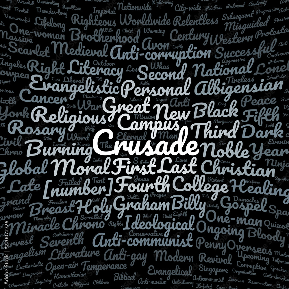 Crusade word cloud Crusade word cloud
