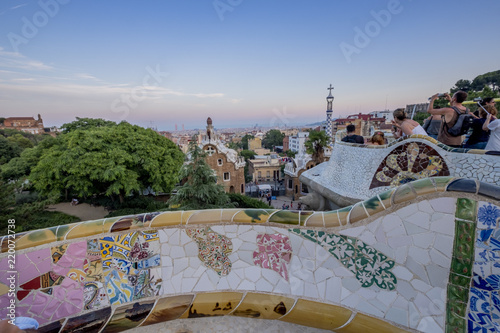 Views of Barcelona from Park