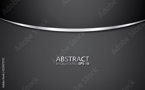 minimal black background with glossy vector