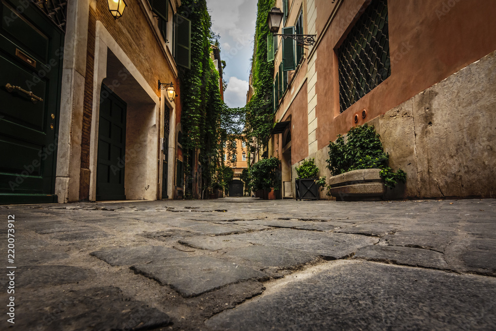 Alley of Rome Old Town
