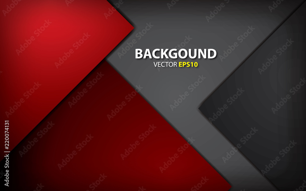 dinamic red and black background vector