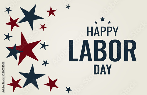 Labor day card or background. vector illustration.