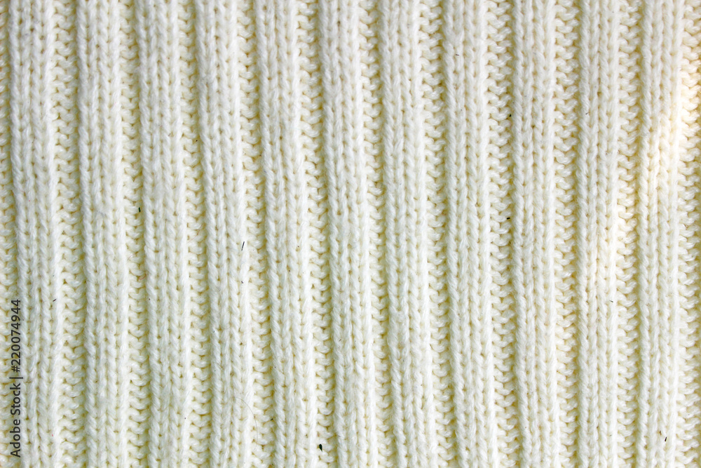 White knitted fabric White knitted fabric