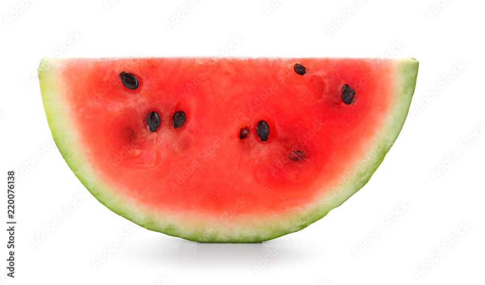 Delicious cut watermelon on white background Delicious cut watermelon on white background