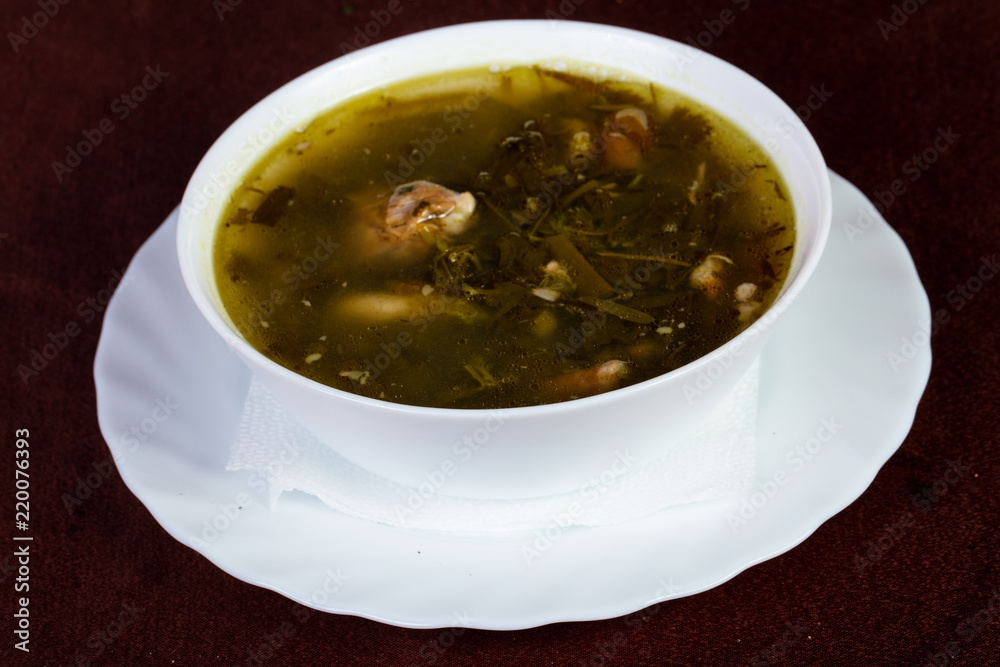 Sorrel soup with meat Sorrel soup with meat