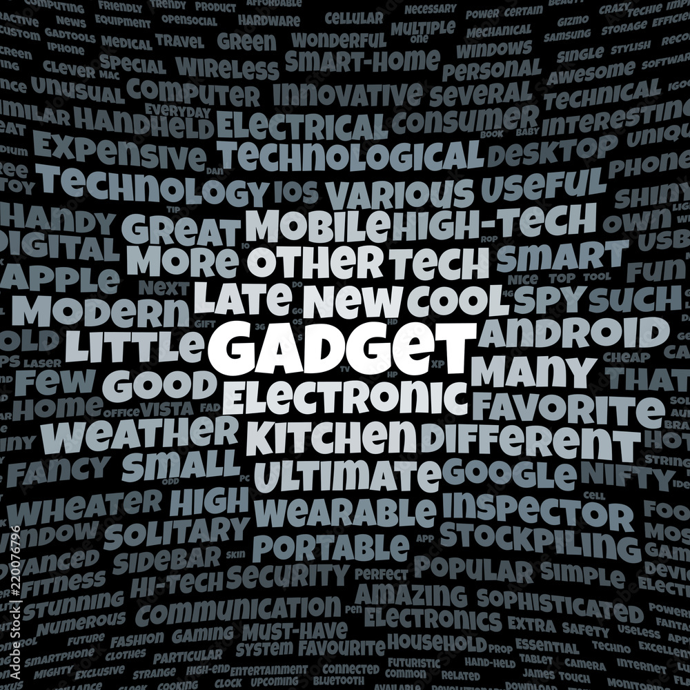 Gadget word cloud Gadget word cloud