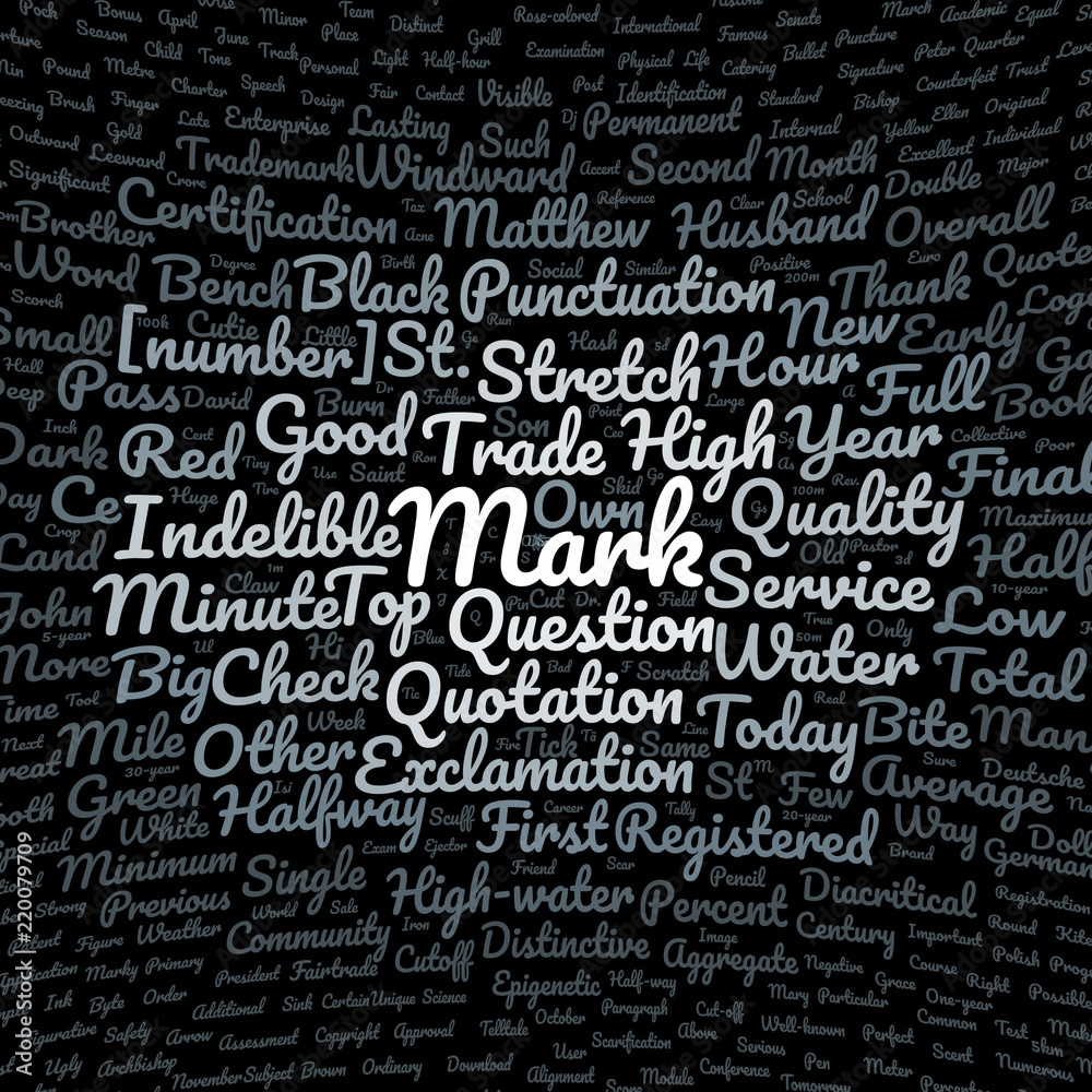Mark word cloud Mark word cloud