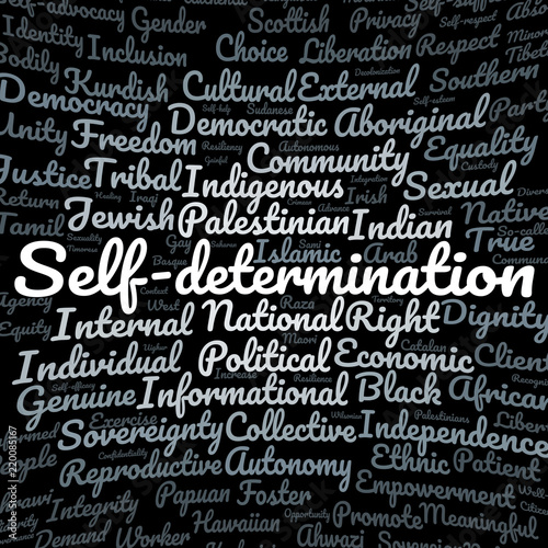 Self-determination word cloud