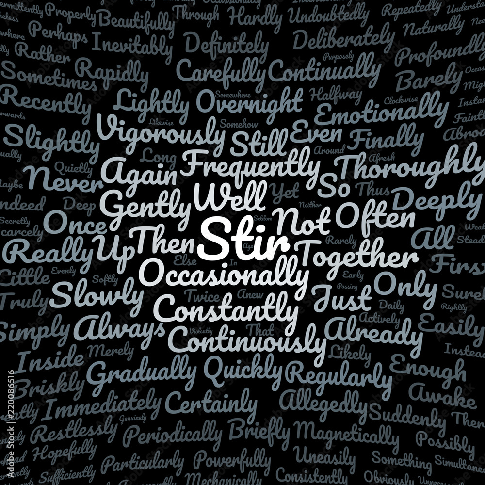 Stir word cloud Stir word cloud