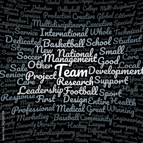 Team word cloud