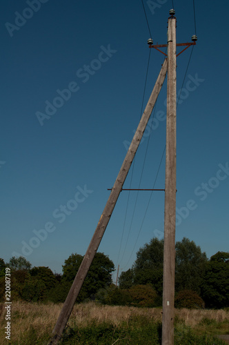 Supported Pole