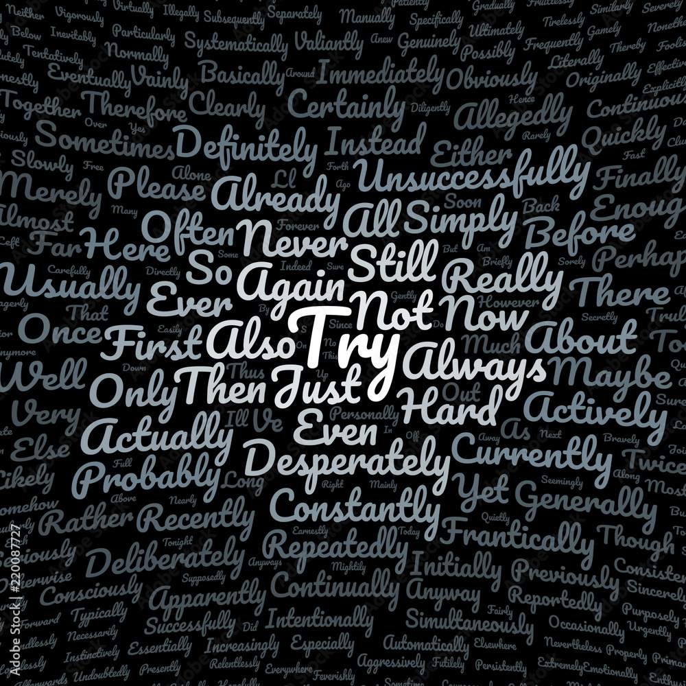 Try word cloud Try word cloud