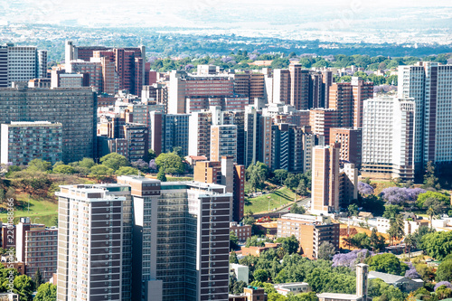 Buildings in the city of Johannesburg Gauteng, South Africa