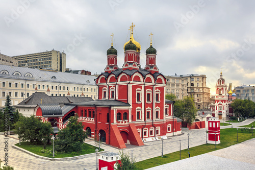 Church of the Icon of the Mother of God in Zaryadye park. Zaryadye Park is a landscape urban park located near the Red Square in Moscow, Russia.