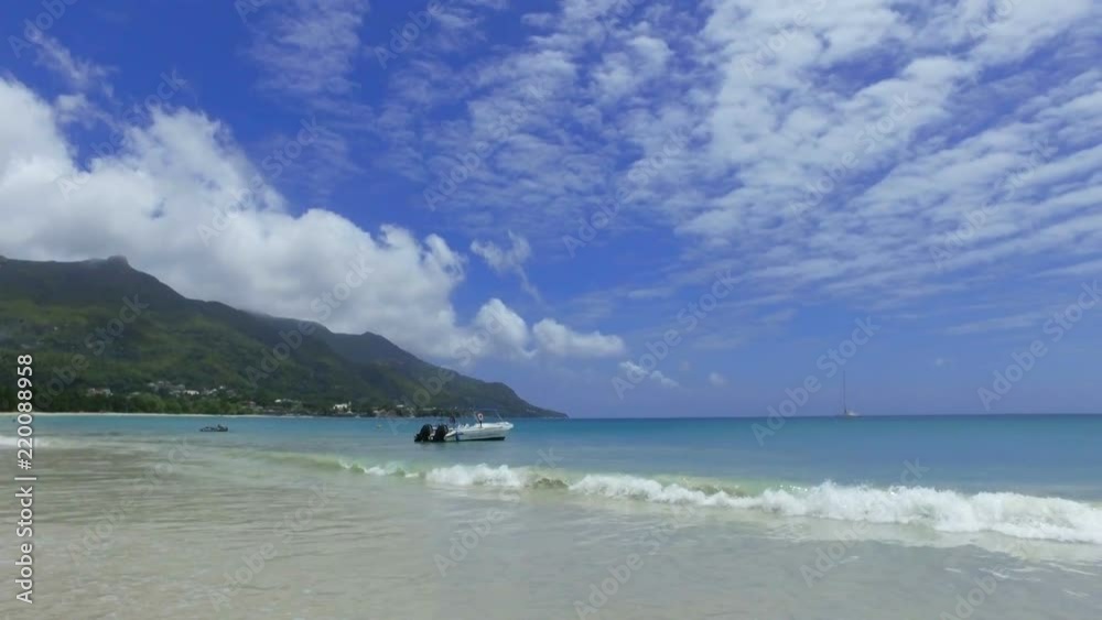 Panorama Of The Beau Vallon Beach, Mahe Island, Seychelles 1 Panorama Of The Beau Vallon Beach, Mahe Island, Seychelles 1