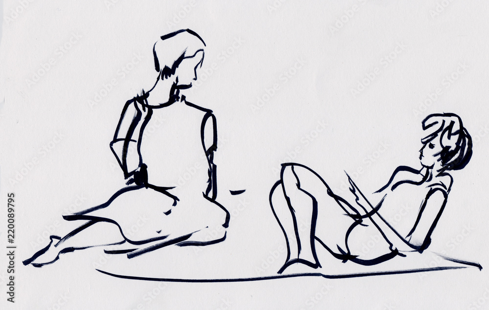 instant sketch, females