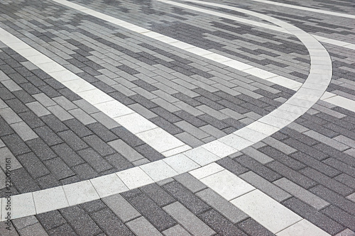 pavement of ceramic tiles © bluraz