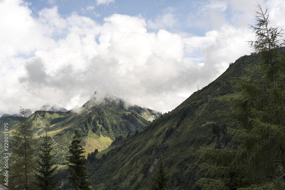 Fototapeta premium Bregenzer Wald Österreich Damüls