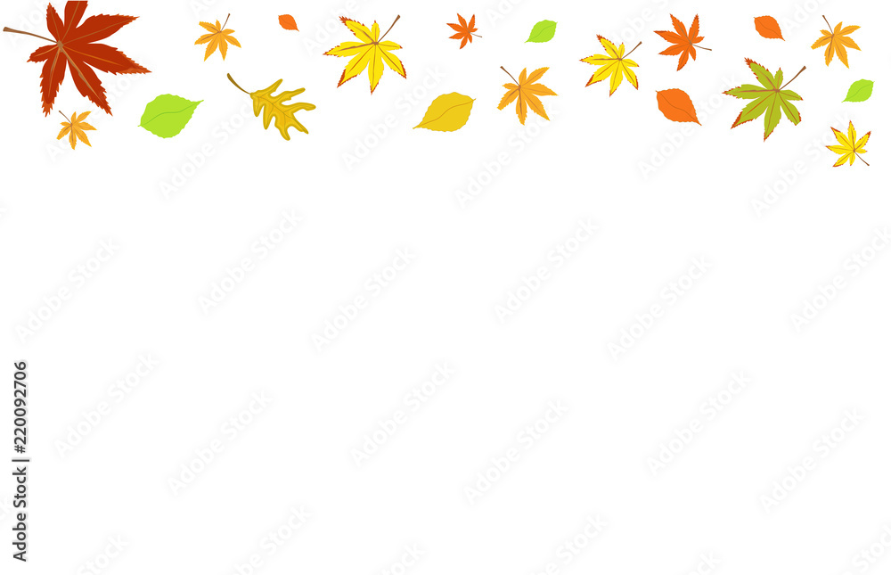 Autumn background with maple leaves. Autumn background with maple leaves.
