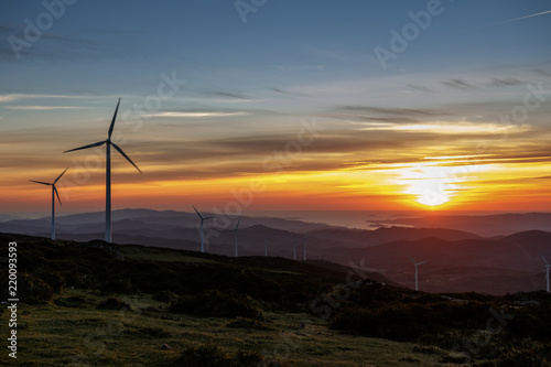 Windfarm in Galicia, North Spain